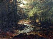 William Samuel Horton Landscape with Stream USA oil painting artist